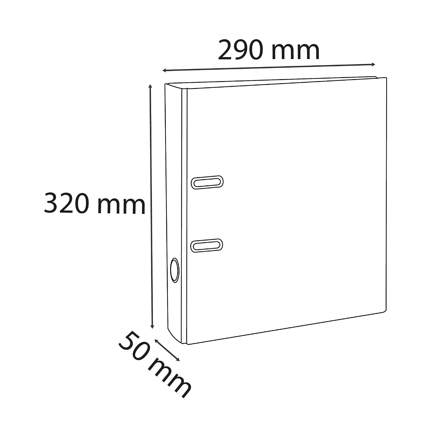 EXACOMPTA PVC-Ordner Premium, DIN A4, 50 mm, zitrusgrün – Image 5