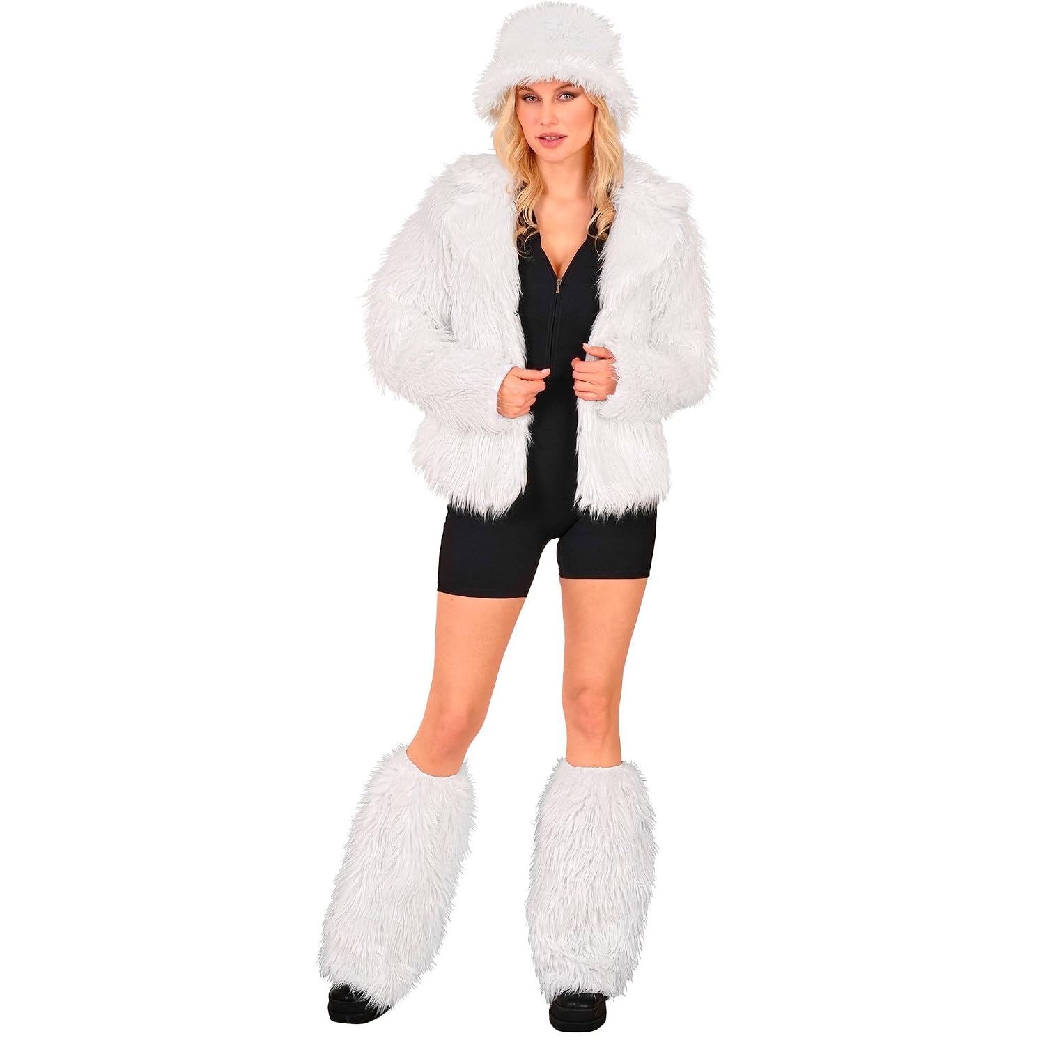 W WIDMANN MILANO — Jambières en Peluche Blanches Adulte – Image 2