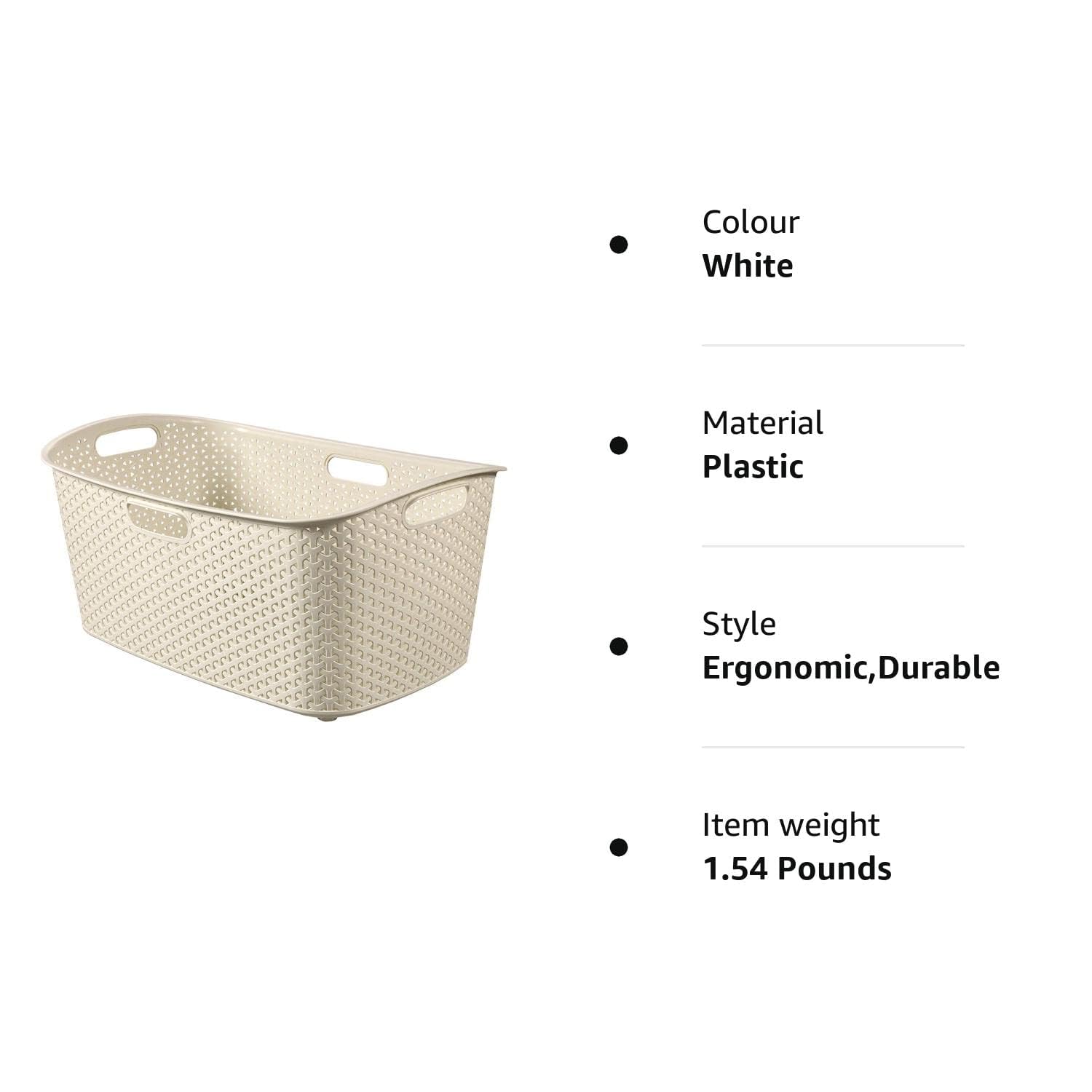 CURVER My Style — Panier à Linge 50L Ivoire – Image 3