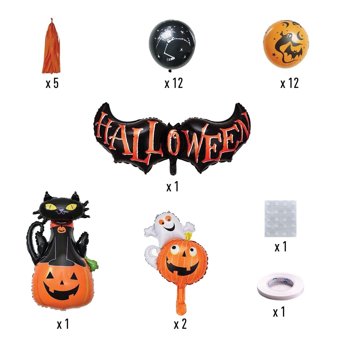 PTIT CLOWN — Kit Ballons et Décorations Halloween x28 – Image 2