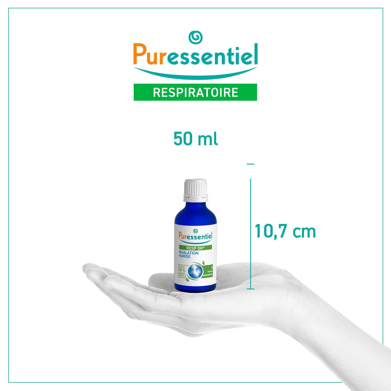 PURESSENTIEL Respiratoire — Inhalation humide Resp OK 50 ml – Image 5