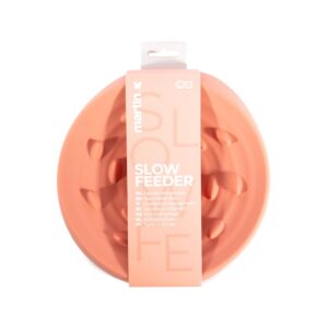 Gamelle Anti-Glouton en Silicone pour Chien et Chat - 300 ML - Design aileron de Requin, Digestion améliorée - Silicone Alimentaire, Lave-Vaisselle, Micro-Ondes, congélateur - 4 Coloris (Rose)