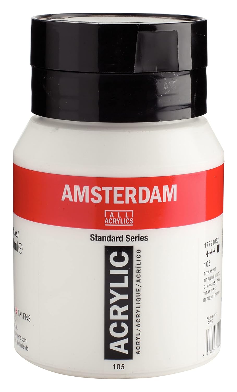 ROYAL TALENS Amsterdam — Peinture acrylique 500 ml blanc titane