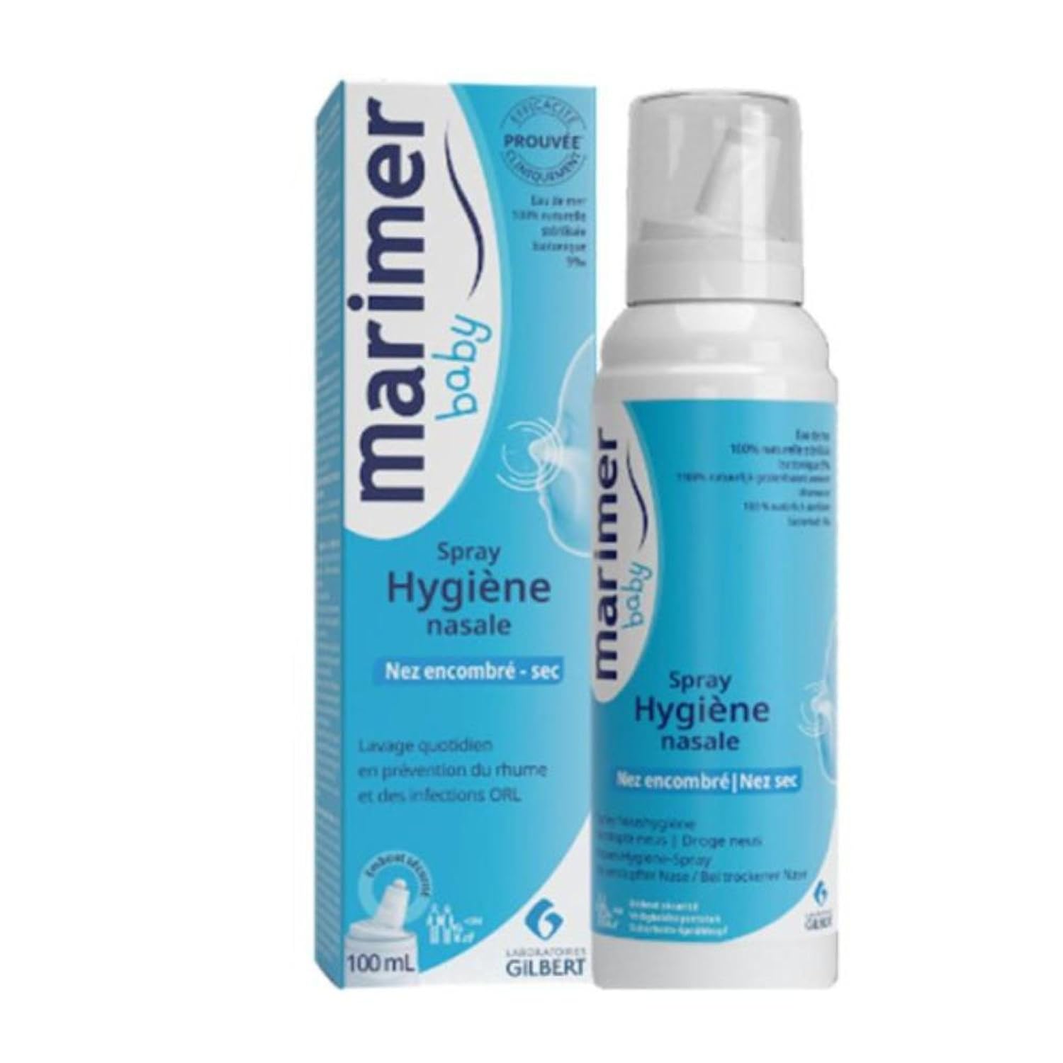 MARIMER — Spray hygiène nasale bébé 100 ml