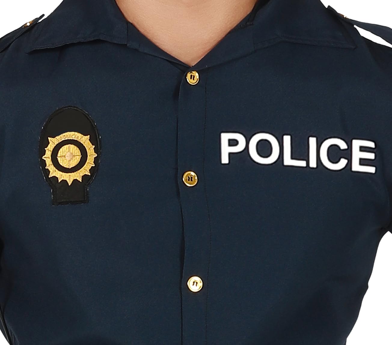 FIESTAS GUIRCA — Déguisement de policier homme taille 48-50 – Image 3