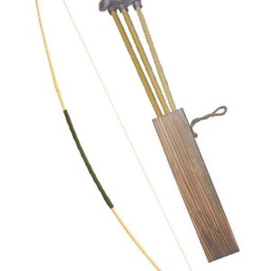 Alternative view of GRAND ARC — Arc avec 3 flèches en bois 100 cm