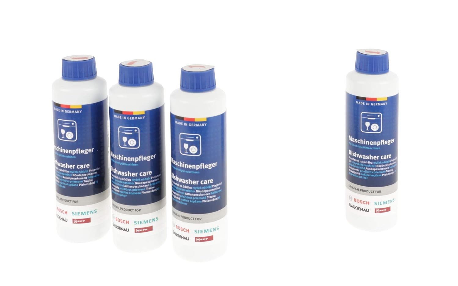 BOSCH SIEMENS NEFF GAGGENAU — Nettoyant Lave-vaisselle 4x250ml – Image 2