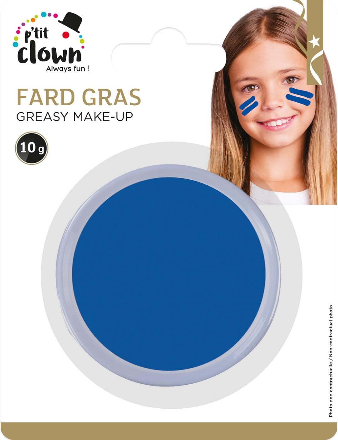 P'TIT CLOWN — Fard Gras Bleu 10 g – Image 4