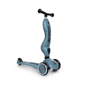 Alternative view of SCOOT & RIDE Highwaykick One Steel — Porteur évolutif Bleu acier