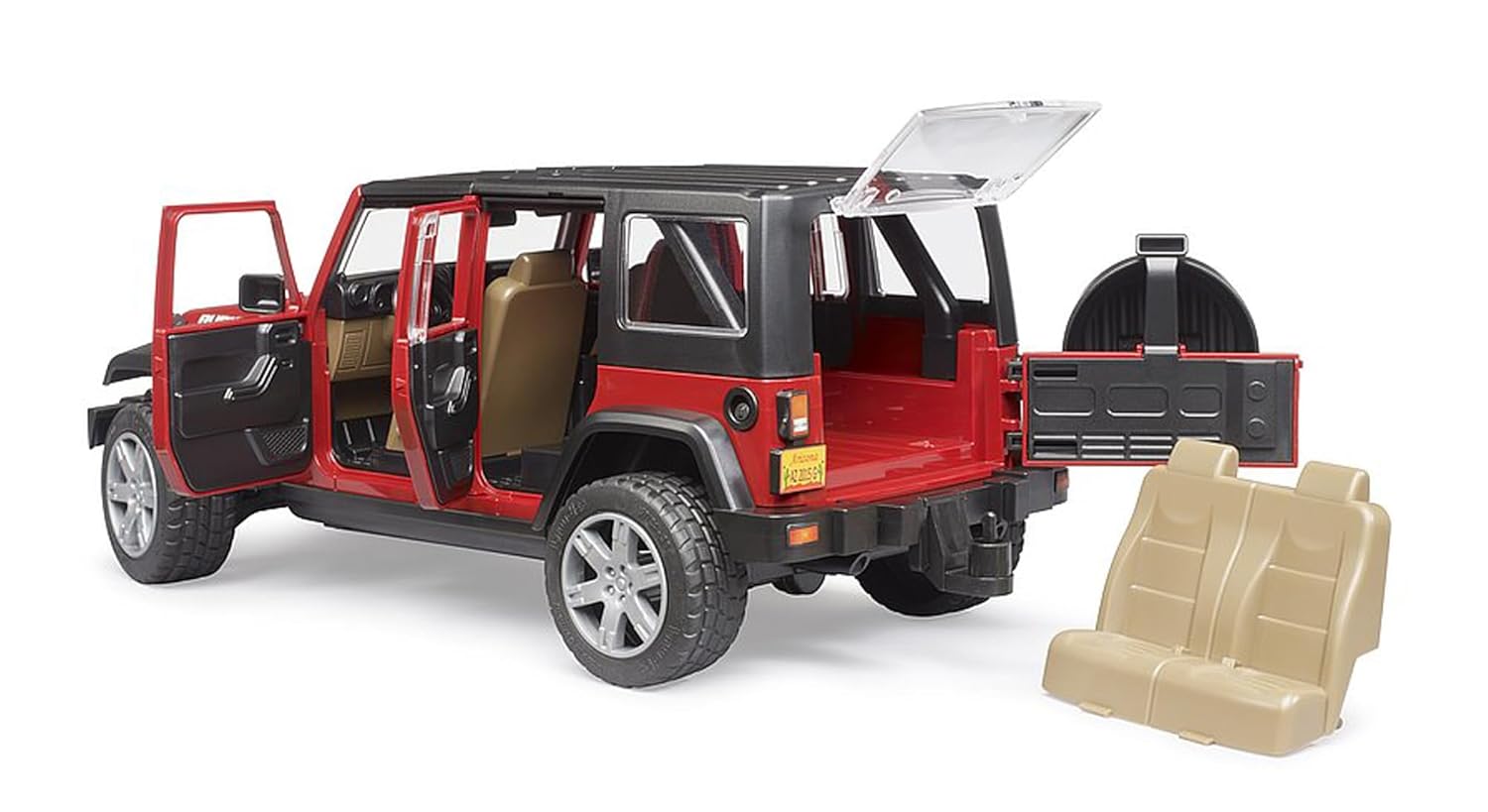 BRUDER 02525 — Jeep Wrangler Unlimited Rubicon 1:16 – Image 7