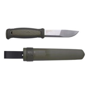 Morakniv Kansbol Couteau Fixe Acier inox Mixte, Manche : Vert, Lame : 109mm