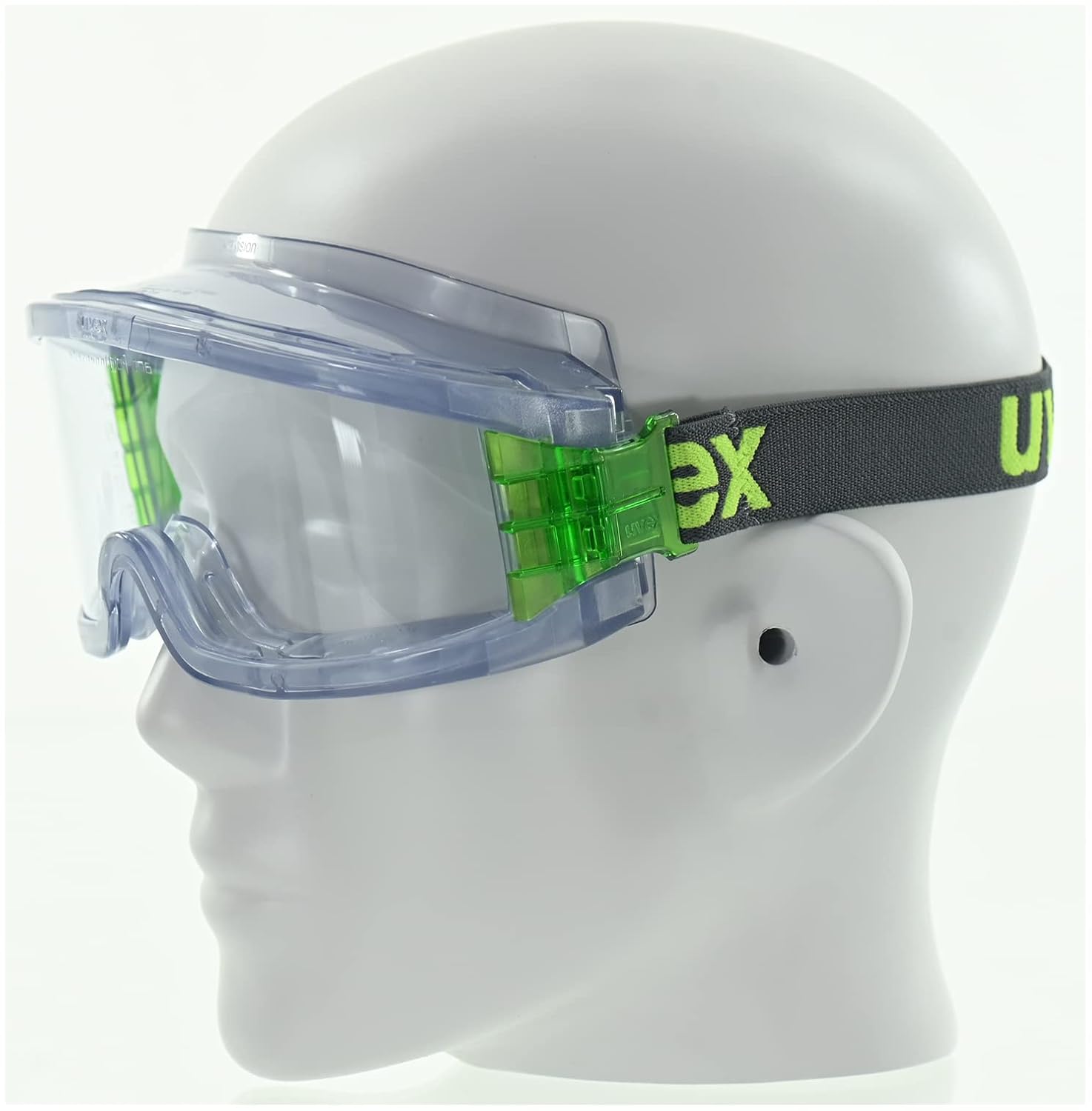 UVEX Ultravision — Lunettes-masque antibuée Transparent/Vert – Image 2