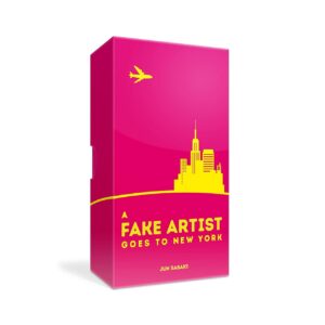 Oink Games 'A Fake Artist Goes To New York • Become An Artist • Fun Party Game • Colouring Christmas Games for Adults & Kids • 8 Year Olds +