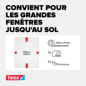 Alternative view of TESA Insect Stop COMFORT — Moustiquaire porte-fenêtre 120x240 cm
