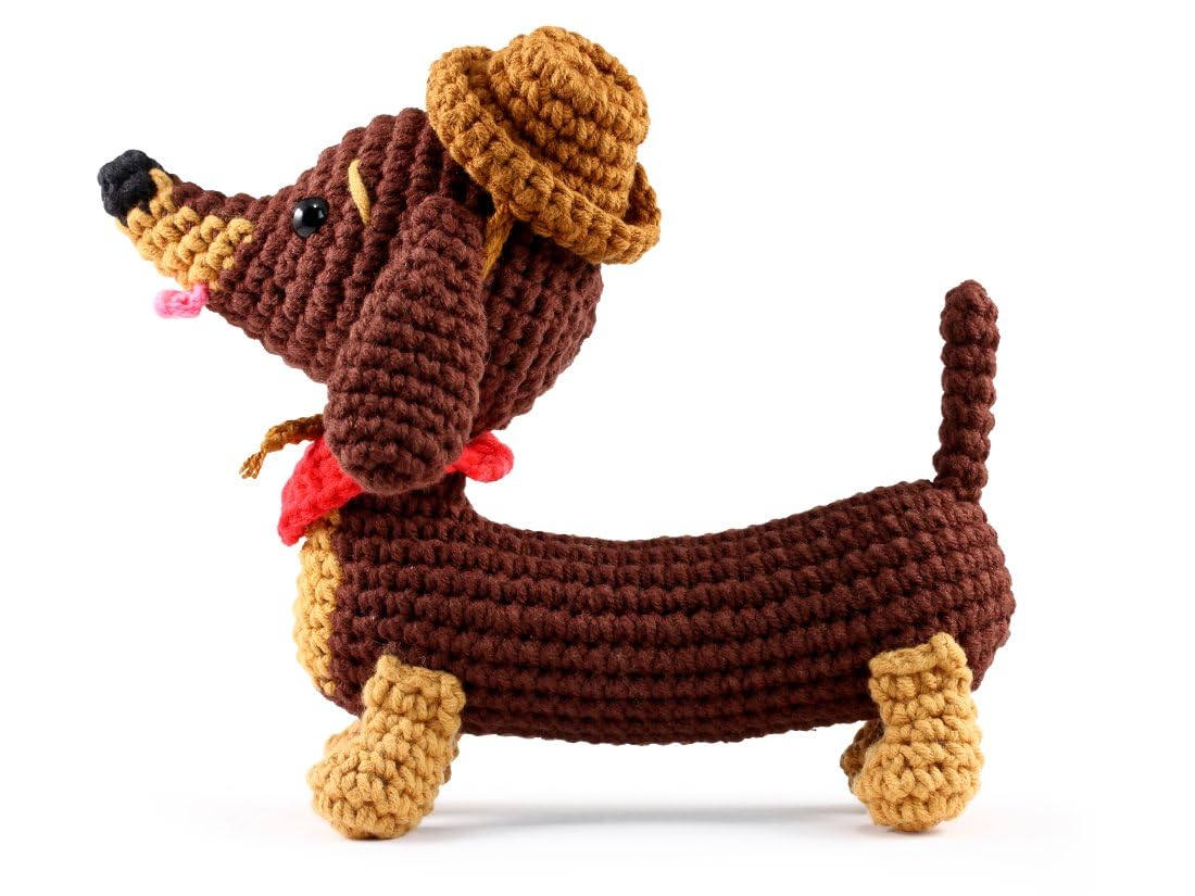 GRAINE CRÉATIVE — Kit Amigurumi Teckel au Crochet – Image 2