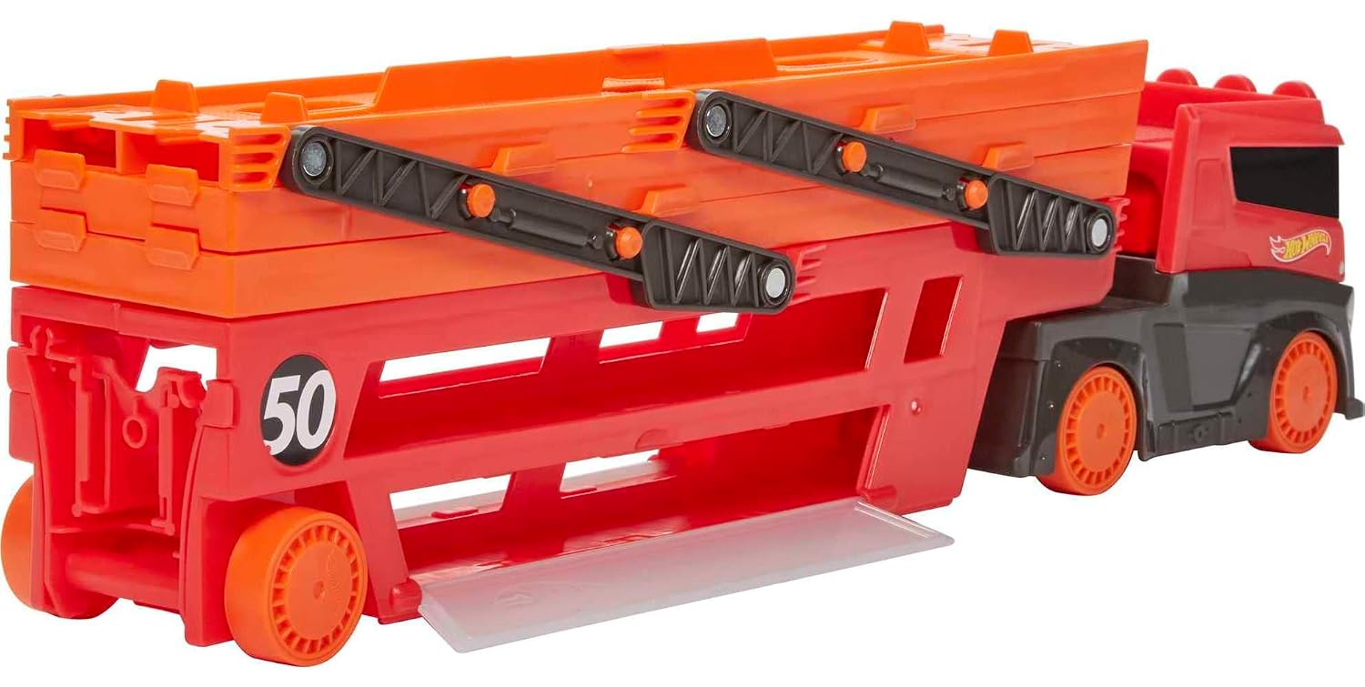 HOT WHEELS — Méga transporteur jusqu'à 50 petites voitures – Image 4
