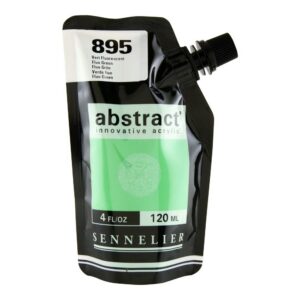 Abstract Acrylic 120ml Fluorescent Green