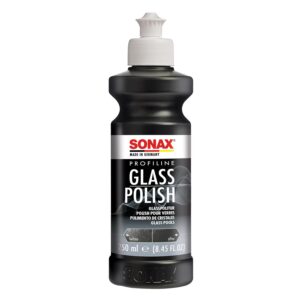 SONAX PROFILINE Glass Polish (250 ml) polish sans silicone pour éliminer micro rayures et taches sur vitres automobiles | Réf: 02731410