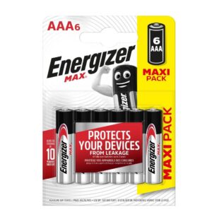 ENERGIZER Pile Mini AAA - 1,5 V Max - Blister 6 pièces Marque