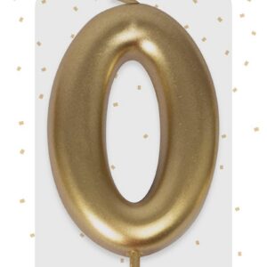 Alternative view of P'TIT CLOWN — Bougie Anniversaire Chiffre 0 Or