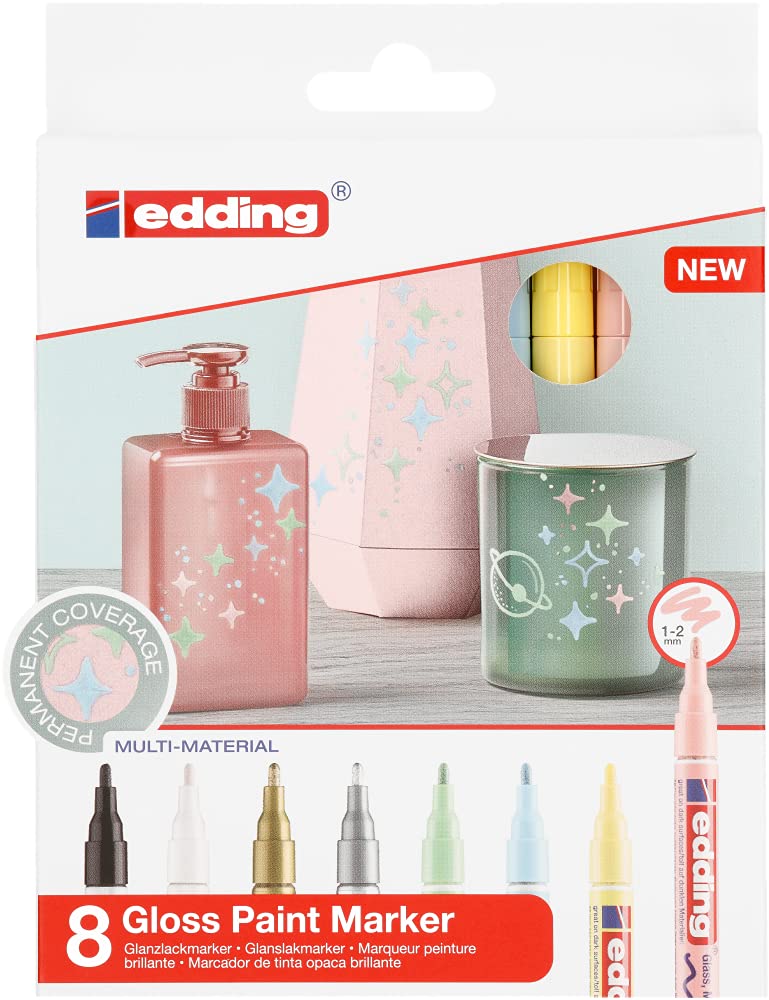 EDDING 751 — Set de 8 Marqueurs peinture brillante – Image 2