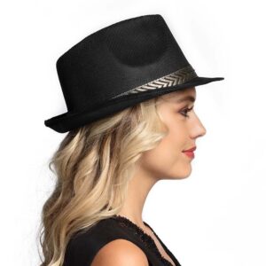 Alternative view of BOLAND — Chapeau Borsalino noir adulte