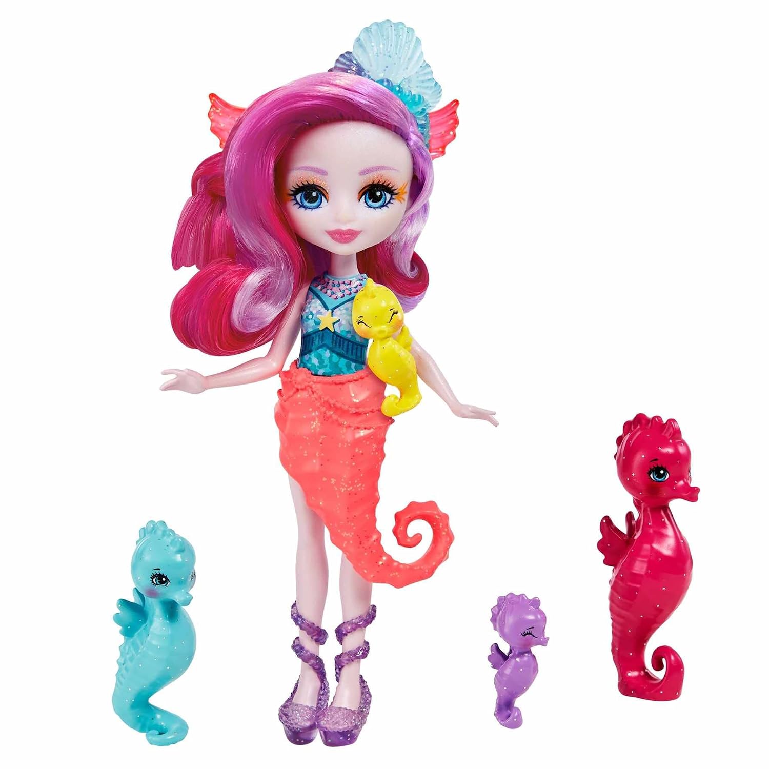 ENCHANTIMALS Royaume de l'océan — Coffret Famille Sedda Hippocampe – Image 3