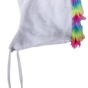 Alternative view of P'TIT CLOWN — Chapeau Licorne à Capuche Blanc Taille Unique