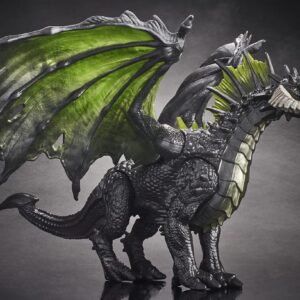Alternative view of DUNGEONS & DRAGONS — Figurine articulée Dragon Noir Rakor 28 cm
