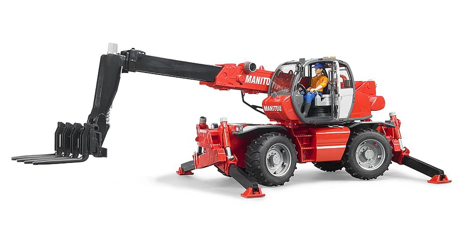 BRUDER Manitou MRT 2150 — Chariot élévateur télescopique 1:16 – Image 2