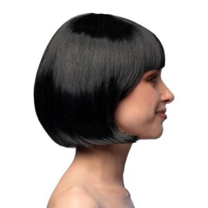 Boland - Perruque cabaret, mi-longue, bob avec franges, cheveux synthétiques, coiffure, fête à thème, carnaval, soirée déguisée, costume