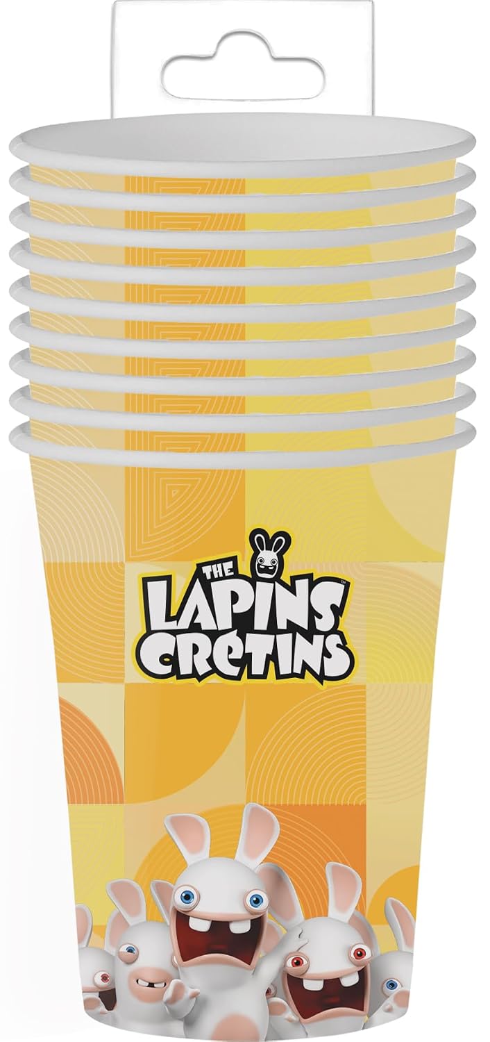 P’TIT CLOWN — Gobelets Lapins Crétins x8 – Image 2
