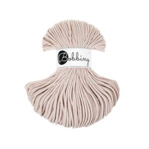 Bobbiny Corde Macramé Tressée Junior 3mm (Nude) 100m