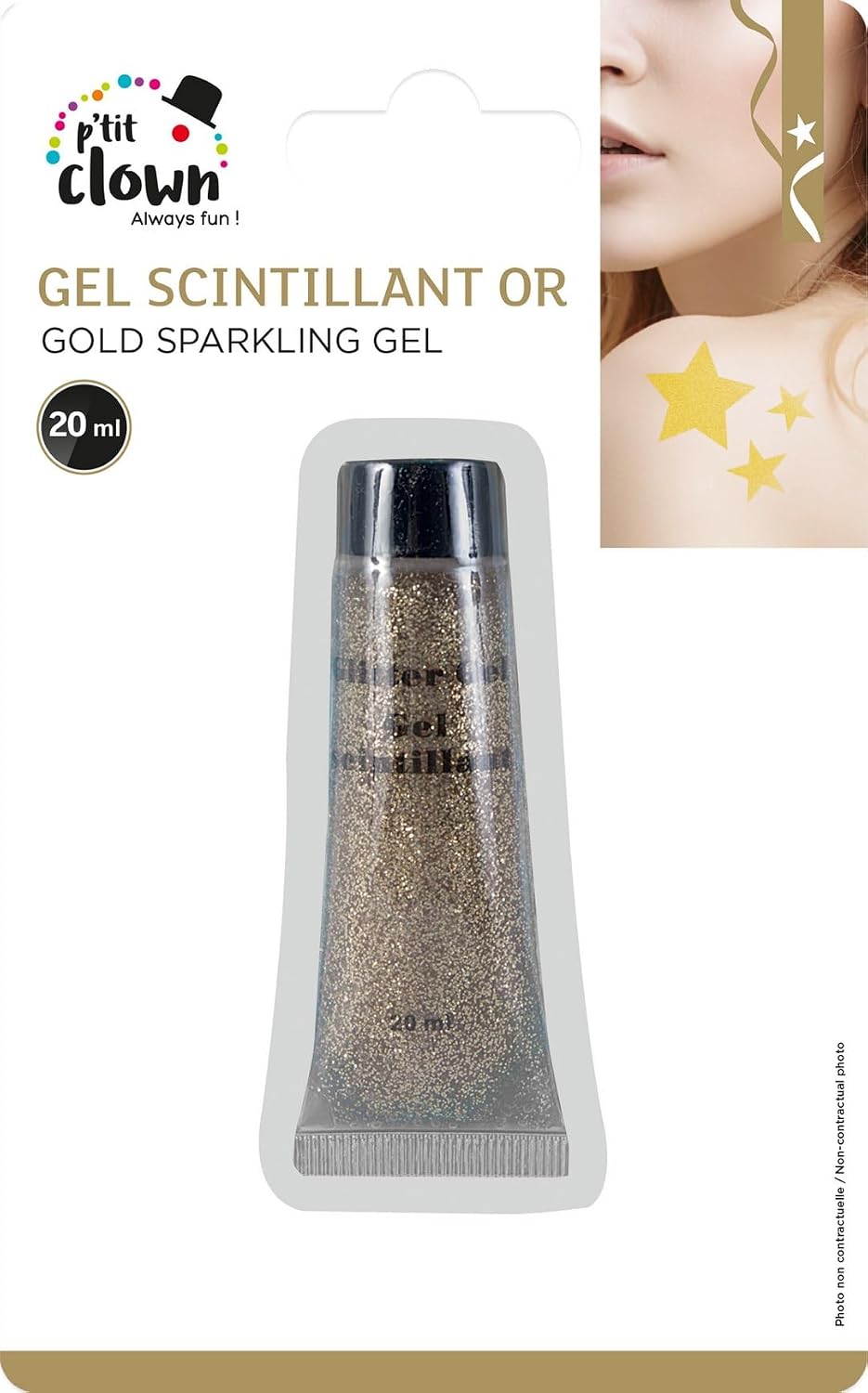 P'TIT CLOWN — Gel pailleté or 20 ml – Image 3