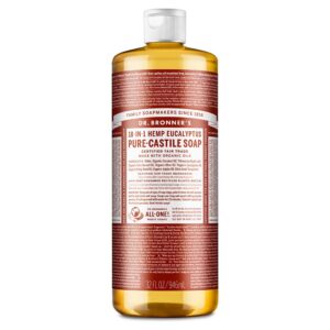 Savons de Dr. Bronner Pure Magie-Savon de Castille, 18-in-1 du Chanvre Eucalyptus, 32 onces