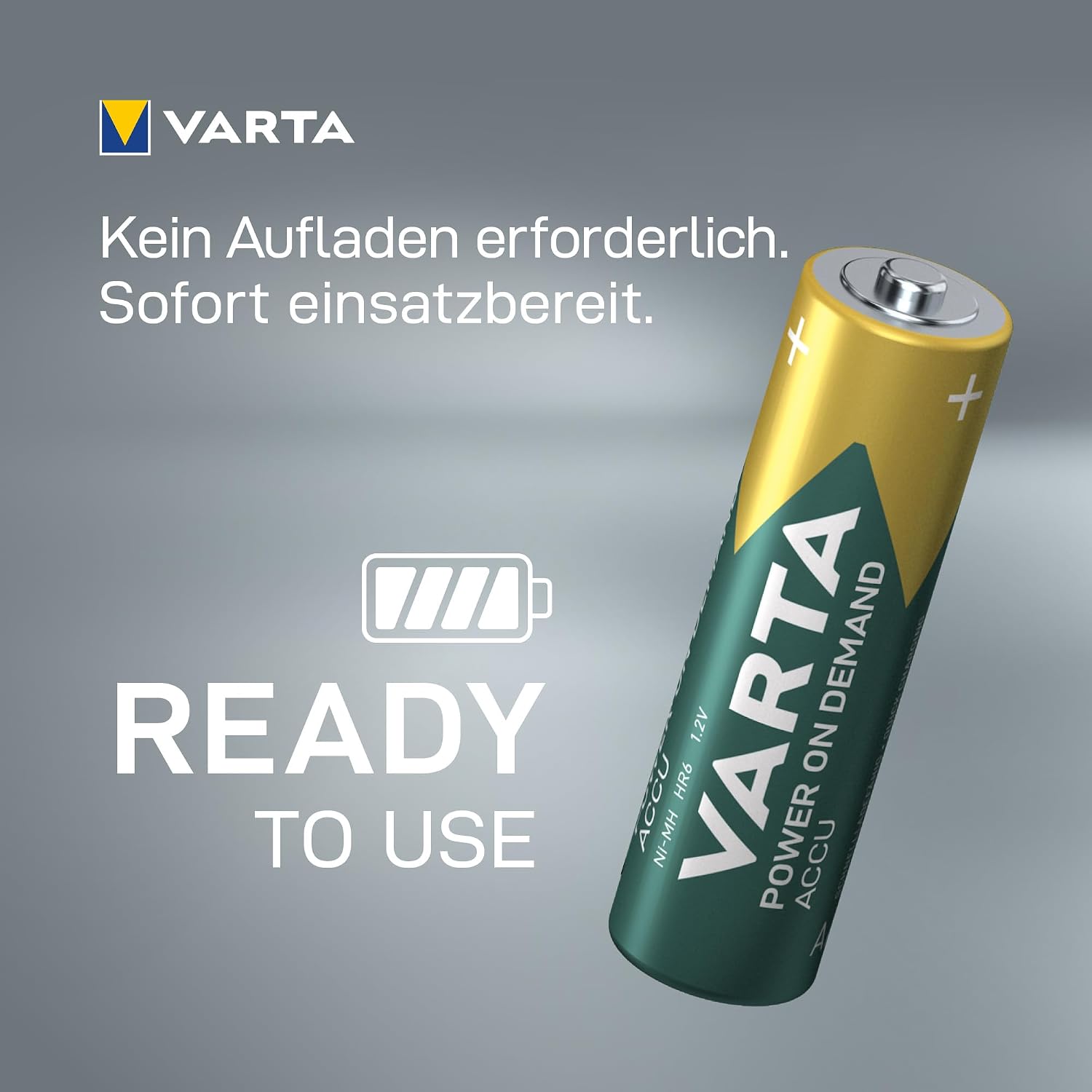 VARTA Recharge Accu Power — Lot de 4 piles AA 2600 mAh – Image 2