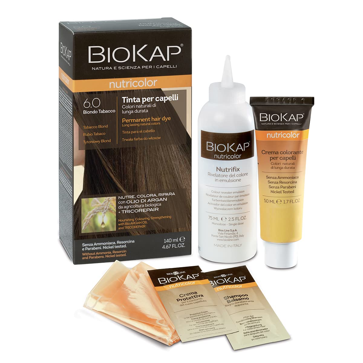 BIOKAP Nutricolor — Coloration tabac blond 140 ml