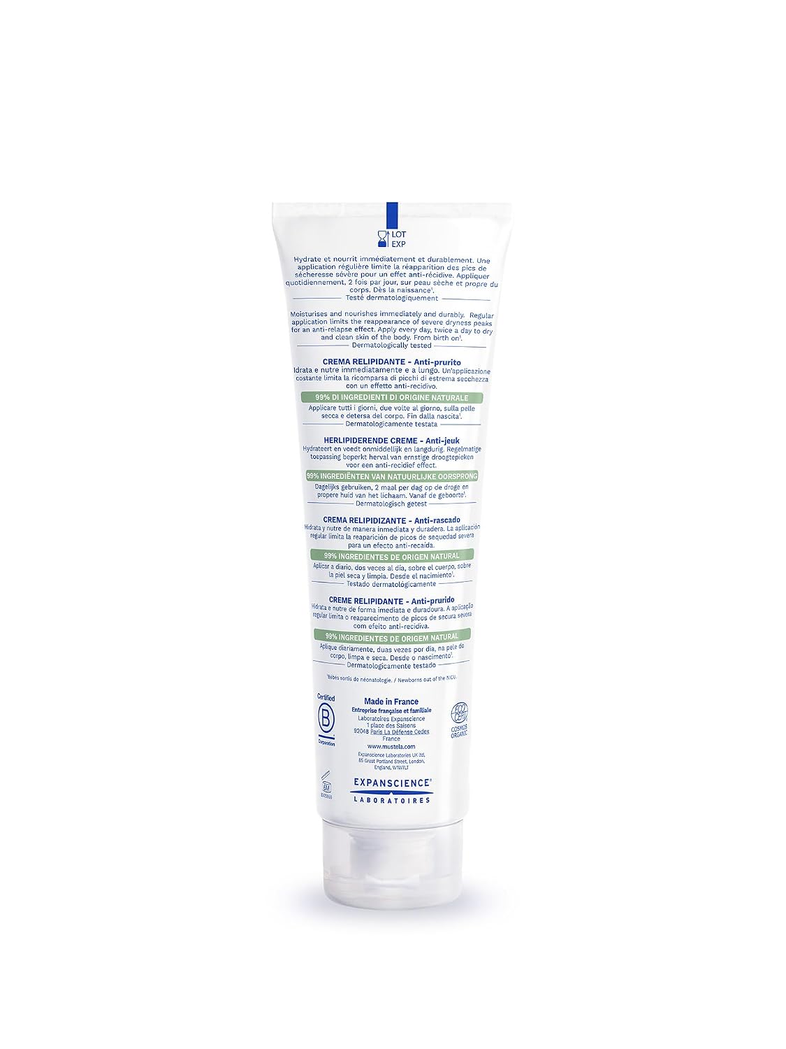 MUSTELA Stelatopia+ — Crème relipidante 150 ml – Image 2