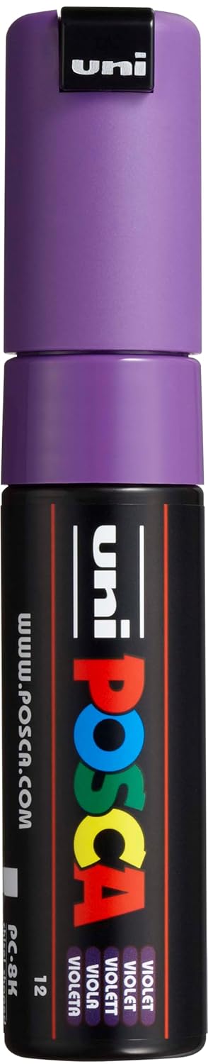 Uni-Ball Marqueur peinture Posca PC-8K, violet