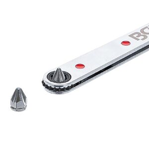 BGS 115 | Cliquet à embout spécial, ultra mince | 6,3 mm (1/4") | avec 4 embouts spéciaux