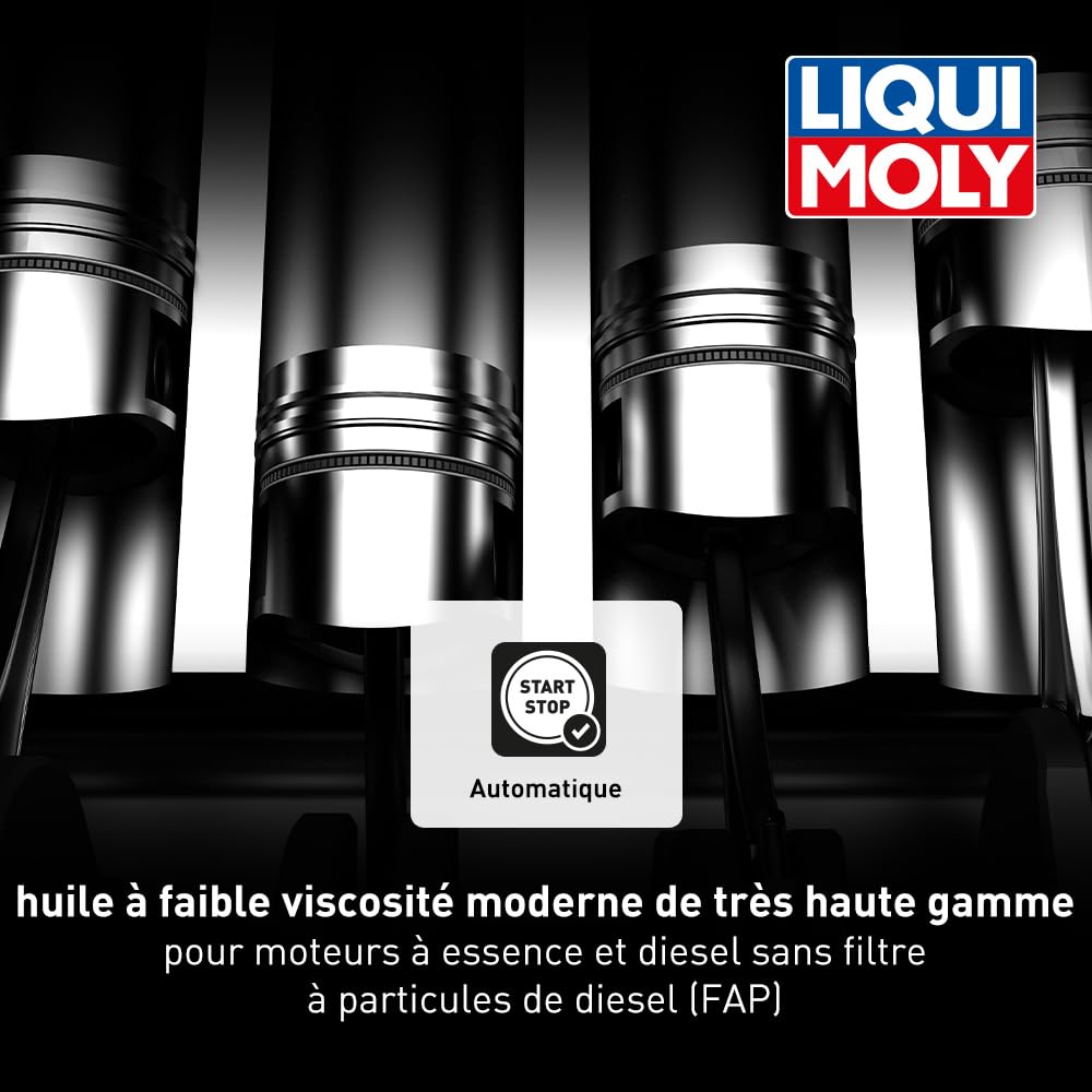 LIQUI MOLY Leichtlauf High Tech 5W-40 — Huile moteur 5 L – Image 3