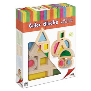 Cayro- Blocs De Couleurs Inspirés De Montessori, Multicolores (8170), À Partir De 3 Ans