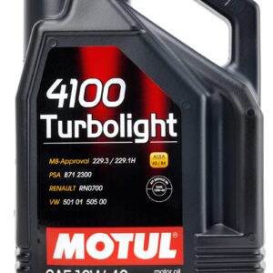 Alternative view of ACEITE 4100 Turbolight — Huile moteur 10W40 5L
