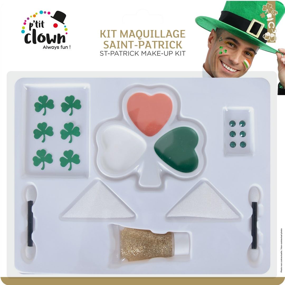 P'TIT CLOWN — Palette de Maquillage Saint-Patrick – Image 3