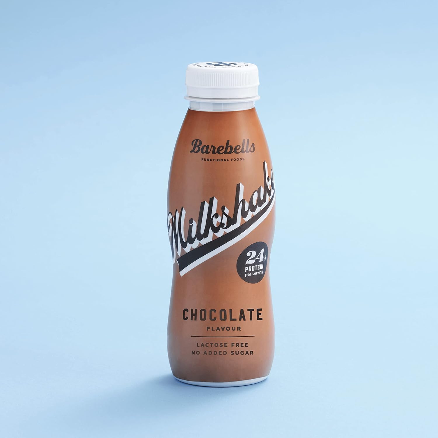 Milkshake protéiné Barebells Chocolate Bouteilles de 8 x 330 ml | Milkshake hautement protéiné | Sans sucre ajouté | Sans lactose | 24 g de protéines | Délicieux goût crémeux – Image 2