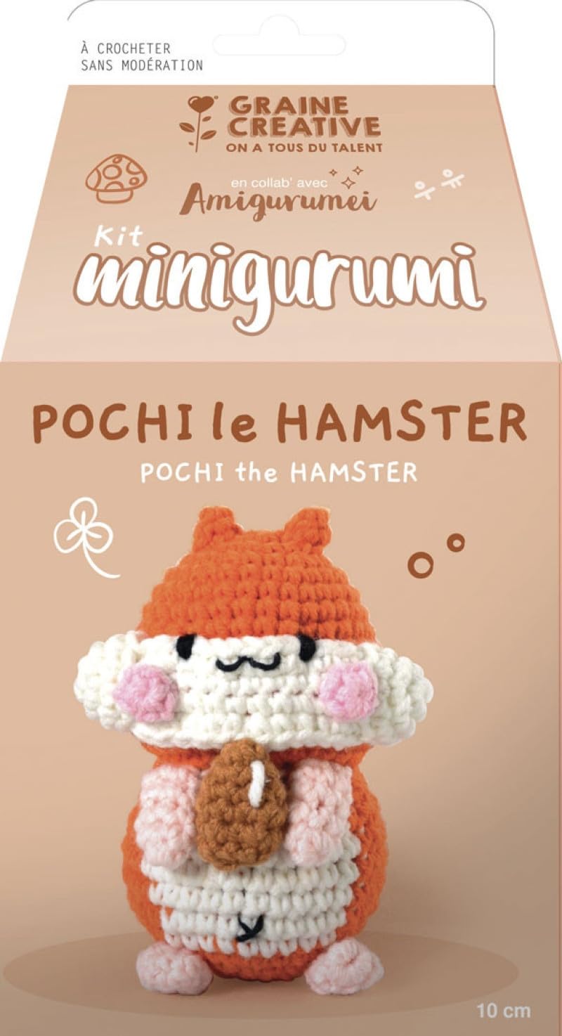 Kit Crochet Amigurumi - Pochi le Hamster