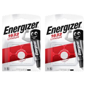 ENERGIZER Lot de 2 piles au lithium CR1632 3 V