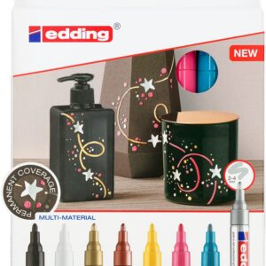 Alternative view of EDDING 750 — Set de 8 Marqueurs peinture brillante