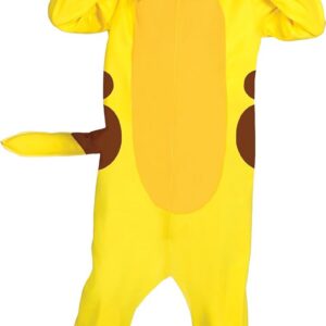 FIESTAS GUIRCA | Costume de Chinchilla Électrique (42-44/L) - Cagoule, Queue et Combinaison - Costumes de Jeux Vidéo ou Animaux pour Fêtes et Événements - Idéal pour Adultes - Jaune et Marron