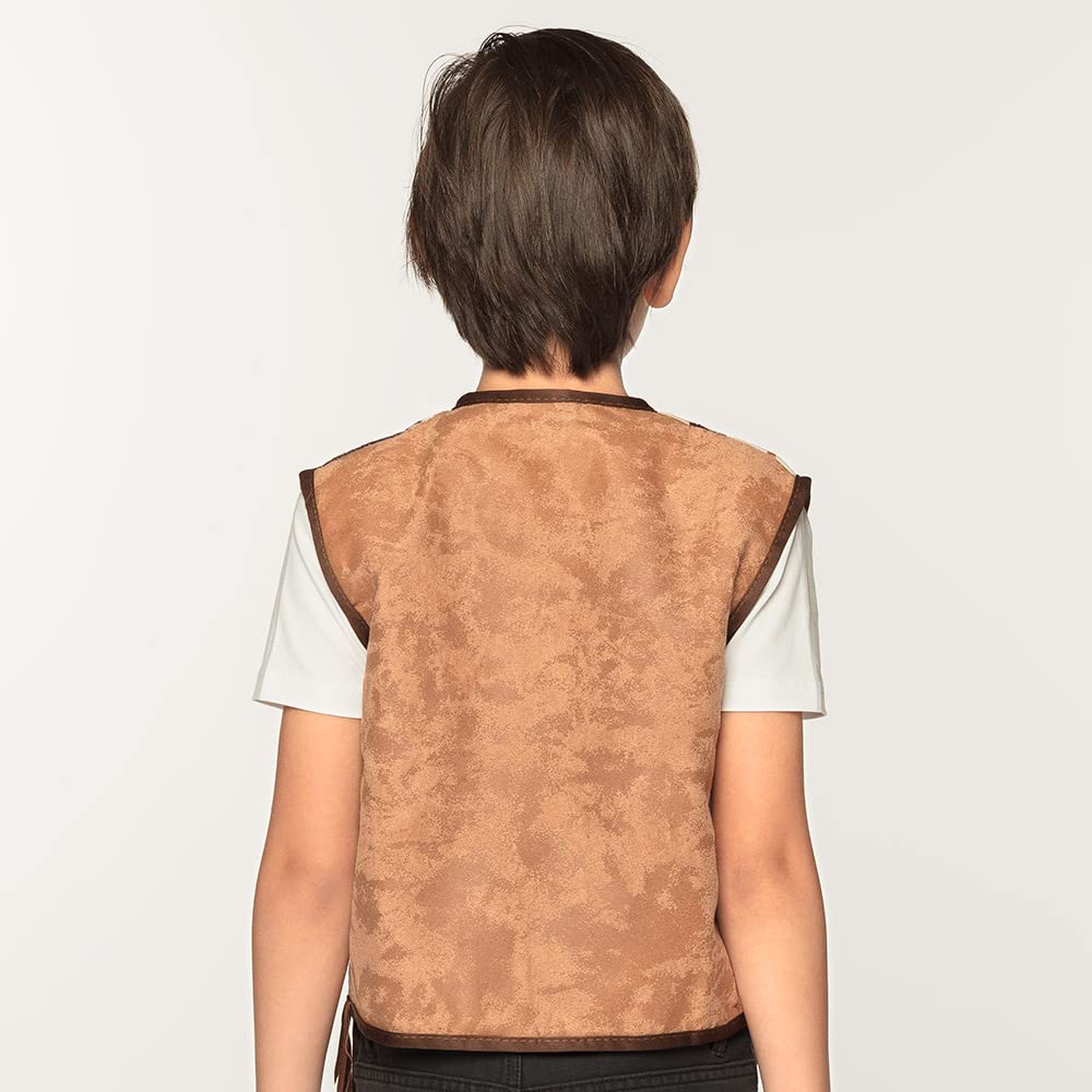 BOLAND Wild West — Gilet Cowboy aspect cuir 10-12 ans – Image 3